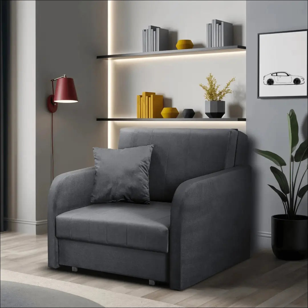 2 miegamų fotelių rinkinys su veliūro audiniu pilkos spalvos TE660 - €1,367 Save 15% __label:Pristatymas 5-14 d.d.,