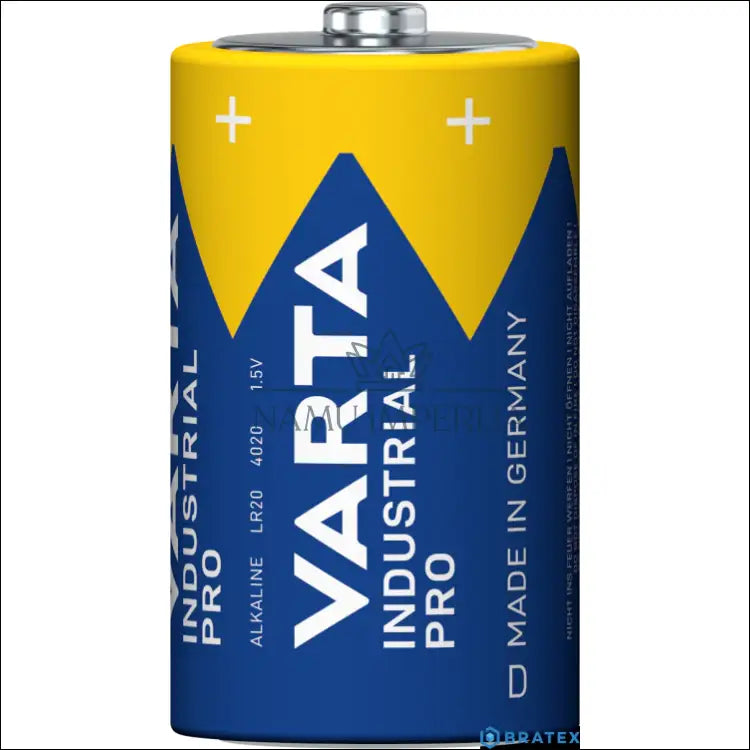 20 x Varta Industrial PRO LR20/D 4020 baterijų DA0152 - €9 Save 55% __label:Pristatymas 1-2 d.d., kita, under-25 Iki