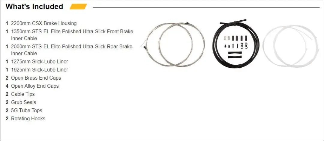 „Jagwire Road Elite“ trosai ir apvalkalai SP241 - €10 Save 75% __label:Pristatymas 1-2 d.d., pazeistas, pazeisti,