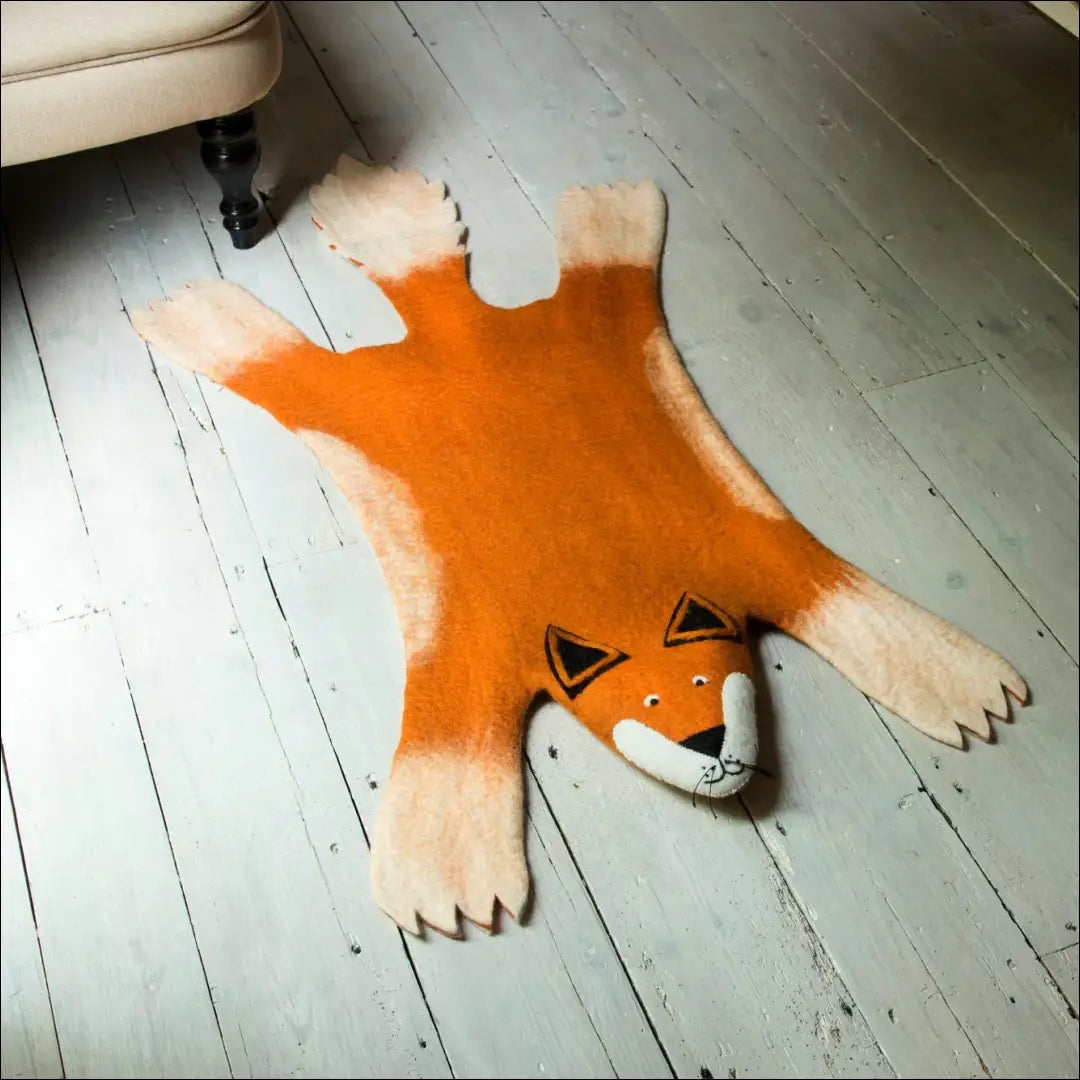 Vaikiškas vilnos kilimas RU1240 - €74 Save 50% 50-100, __label:Pristatymas 1-2 d.d., color-oranzine,