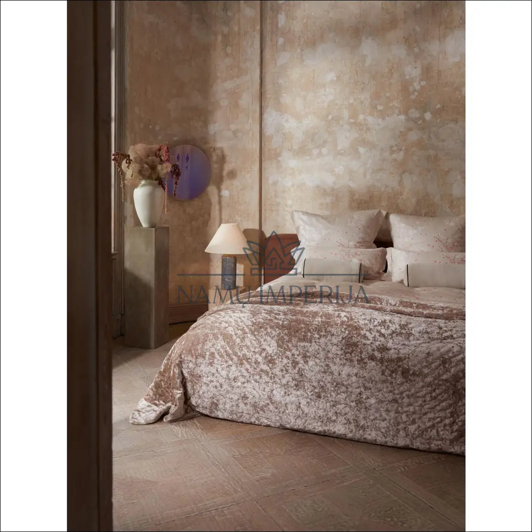 Aksominė lovatiesė DI5120 - €54 50-100, color-ruda, color-smelio, material-aksomas, material-poliesteris 180 cm x