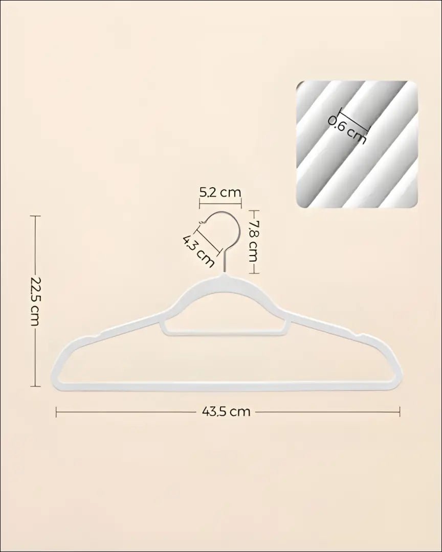 Aksominių pakabų komplektas 50 vnt SM1331 - €57 Save 40% 50-100, __label:Pristatymas 5-14 d.d., interjeras, notouch30,