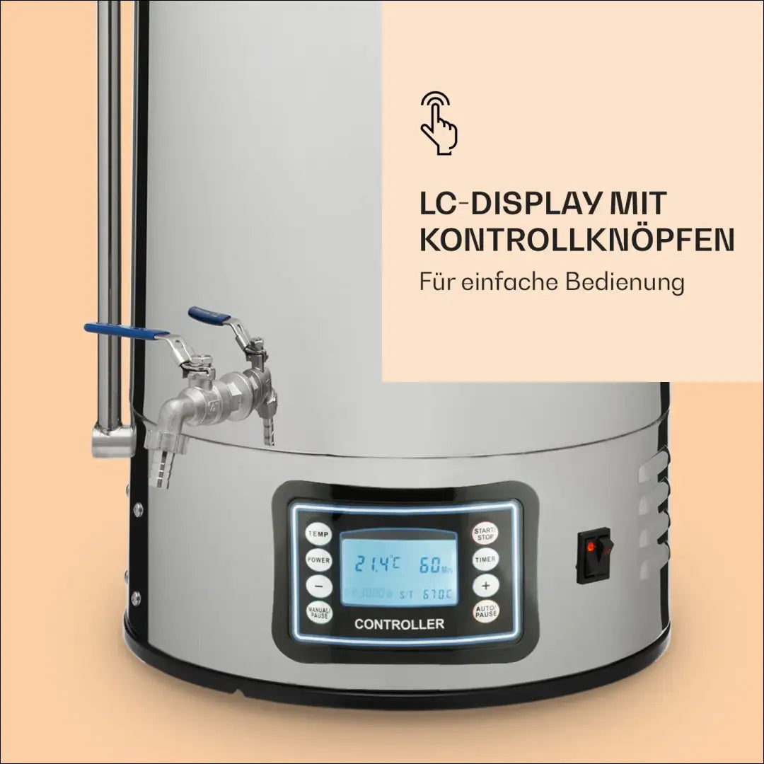 Alaus virimo sistema ’Klarstein’ KI1411 - €264 Save 50% __label:Pristatymas 1-2 d.d., color-sidabrine, elektronika,