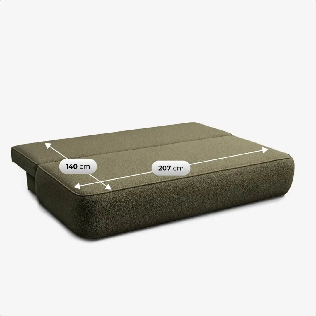 Alyvuogių spalvos boucle sofa-lova TE2501 - €694.87 Save 15% __label:Pristatymas 5-14 d.d., Newelite Naujausi produktai