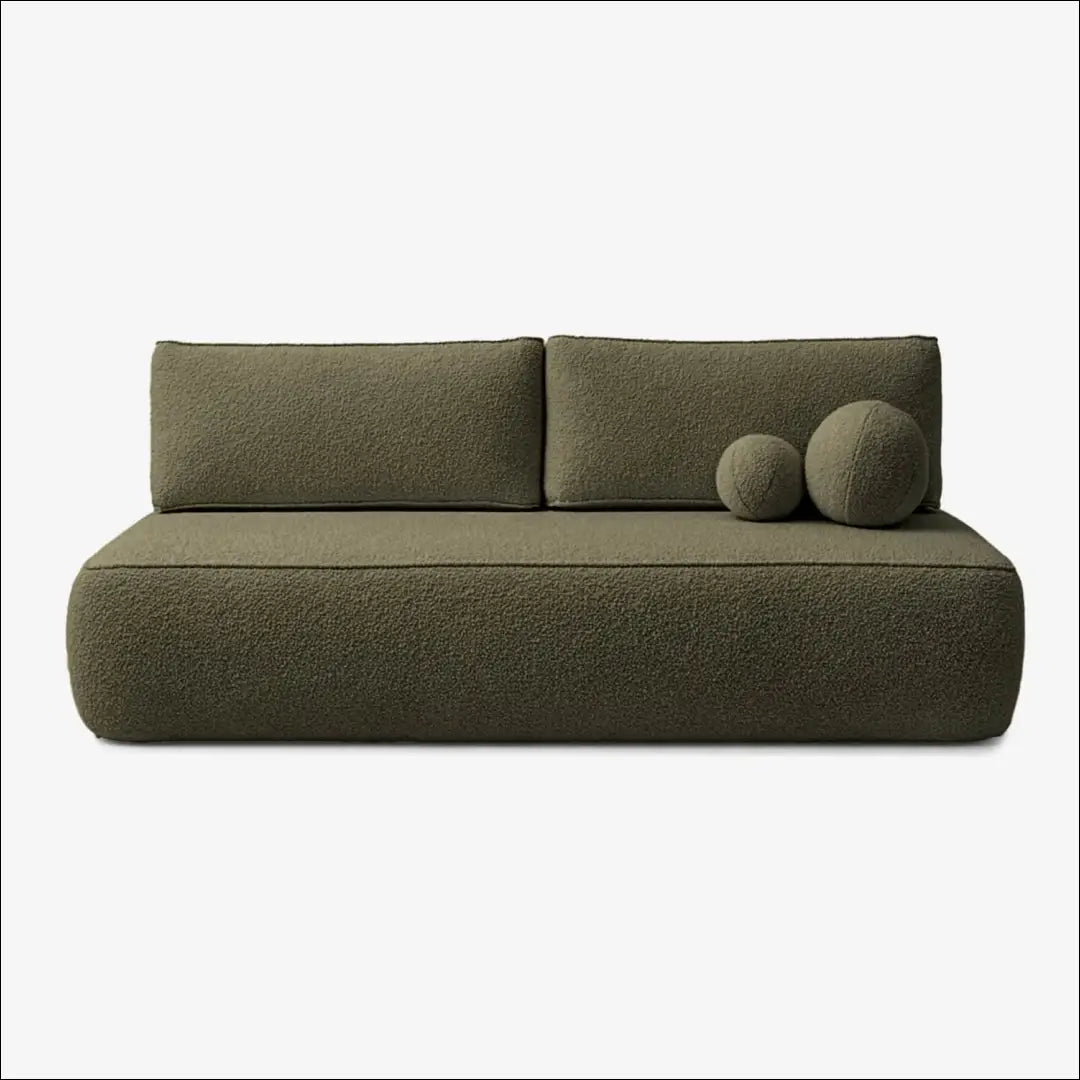 Alyvuogių spalvos boucle sofa-lova TE2501 - €694.87 Save 15% __label:Pristatymas 5-14 d.d., Newelite Naujausi produktai