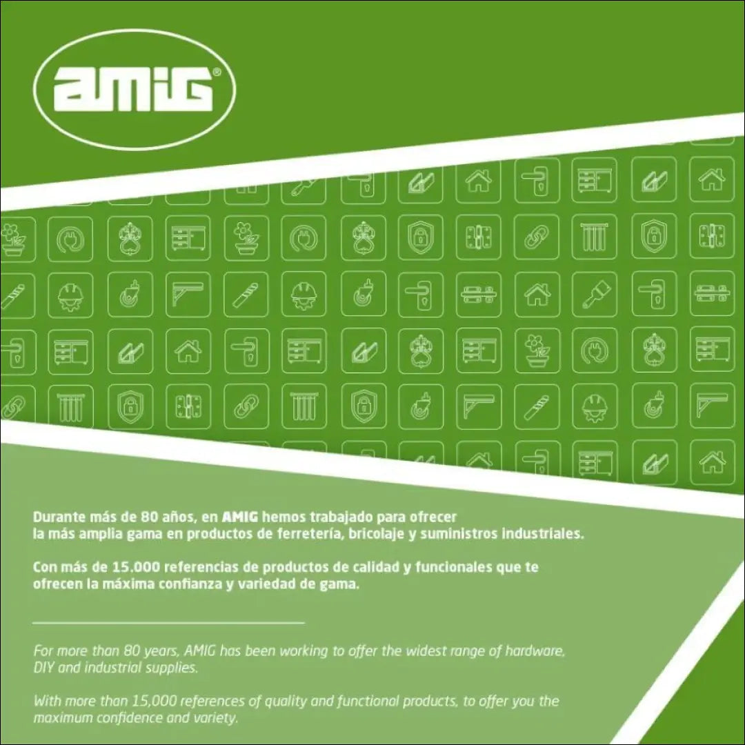 „Amig“ lango rankena SP268 - €8 Save 50% __label:Pristatymas 1-2 d.d., color-balta, kita, material-metalas, under-25