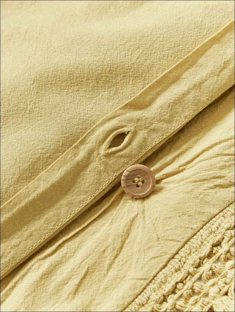 Antklodės užvalkalas su kutais DI5196 - 25-50, __label:Pristatymas 1-2 d.d., antklodes-uzvalkalas, color-geltona,