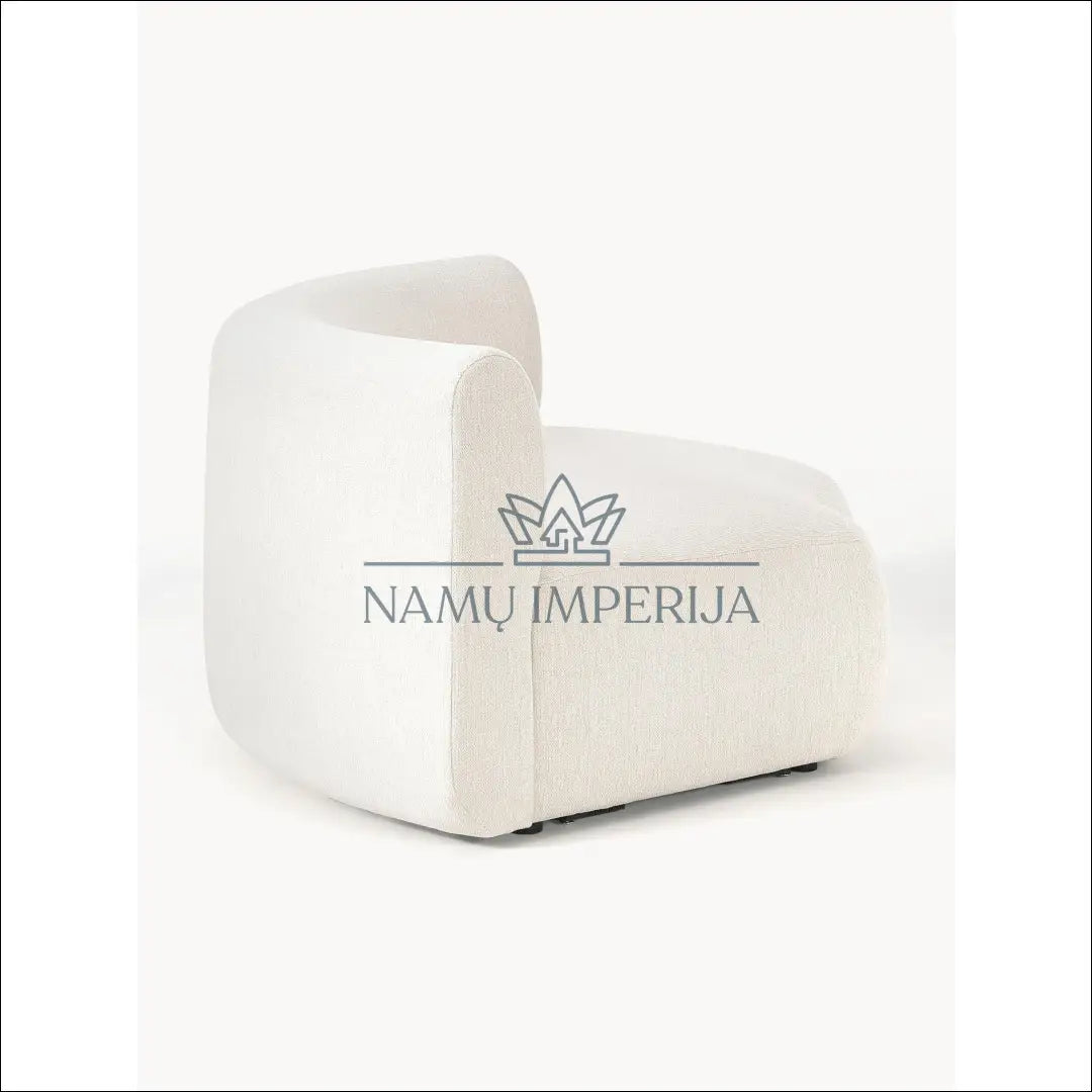 Apvalaus kampo modulinė sofa MI536 - €518 Save 55% color-kremas, material-polipropilenas, over-200, pazeistas,