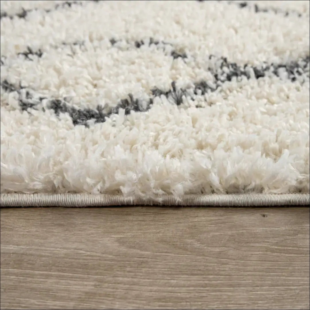 Apvalus ilgaplaukis kilimas RU1539 - €146 Save 50% 100-200, __label:Pristatymas 1-2 d.d., apvalus, color-kremas,