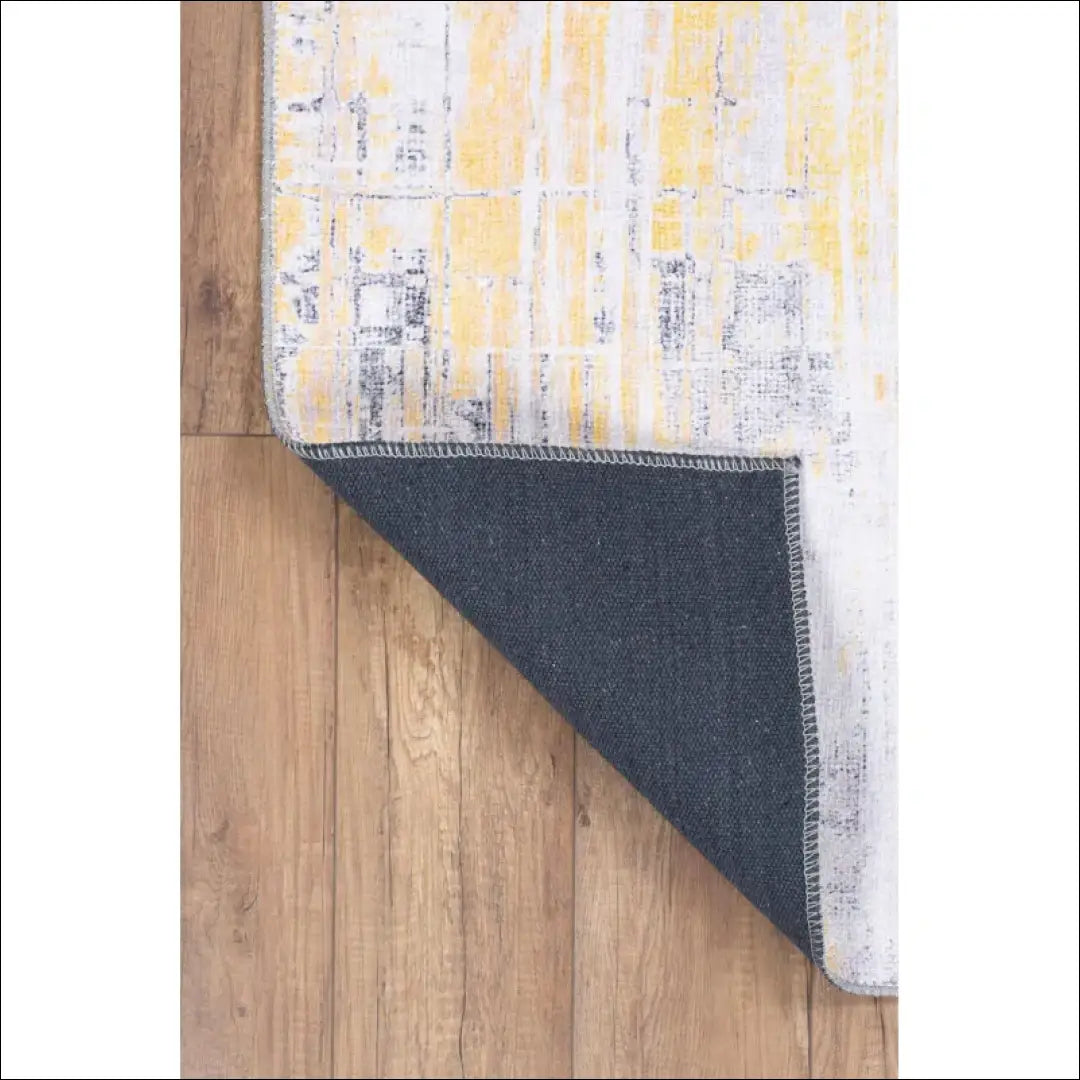 Apvalus kilimas RU1179 - €215 Save 50% __label:Pristatymas 1-2 d.d., apvalus, color-geltona, color-pilka,