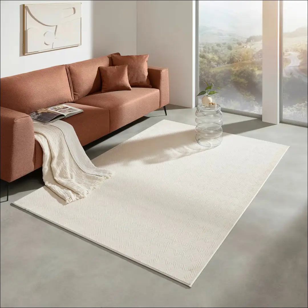 Apvalus kilimas RU1340 - €80 Save 50% 50-100, __label:Pristatymas 1-2 d.d., apvalus, color-kremas,