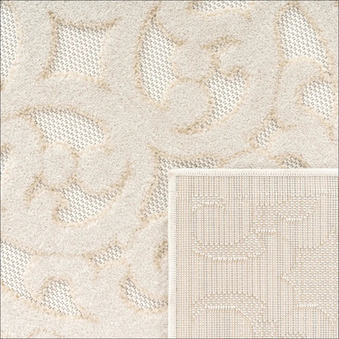 Apvalus lauko/terasos kilimas RU1535 - €140 Save 50% 100-200, __label:Pristatymas 1-2 d.d., apvalus, color-kremas,