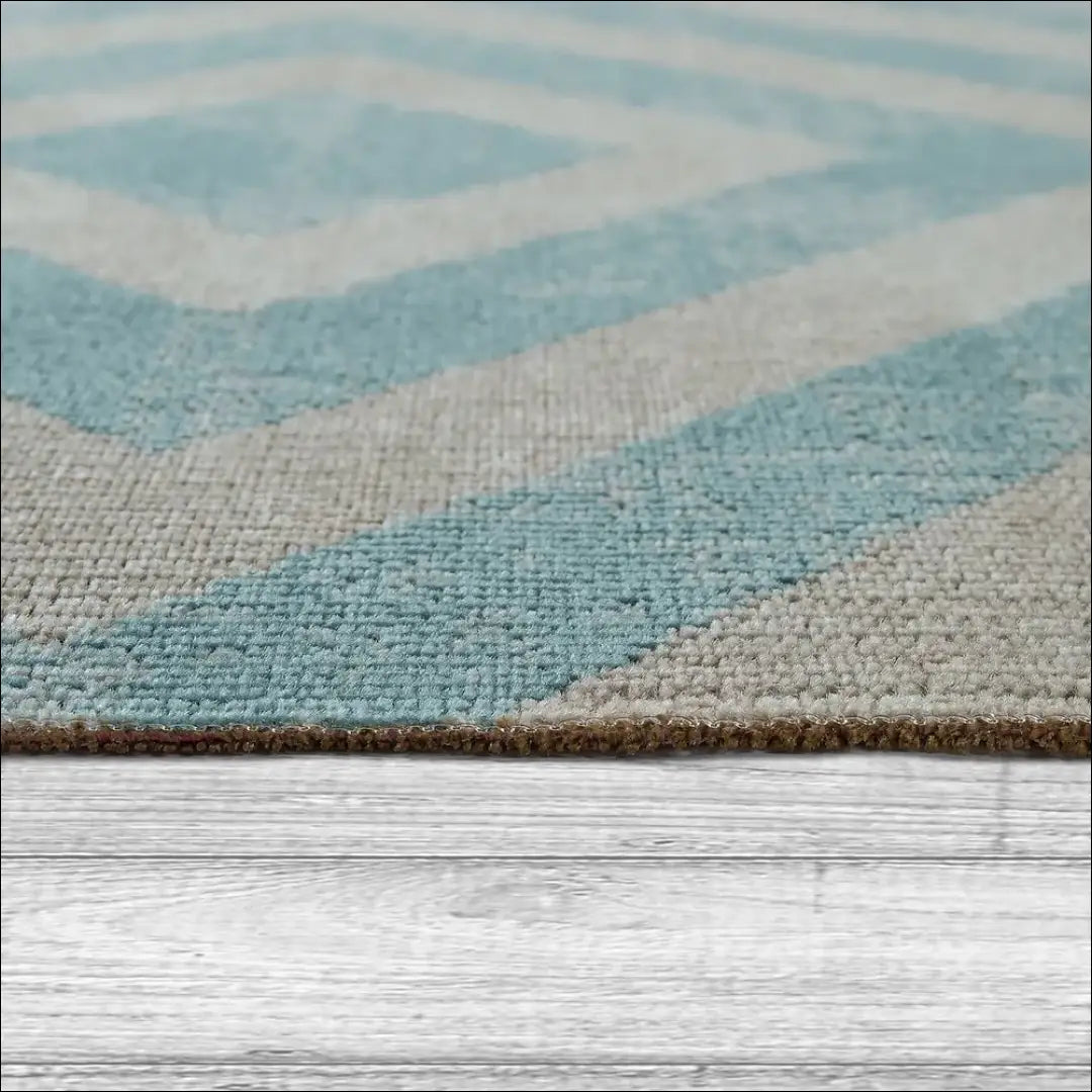 Apvalus lauko/terasos kilimas RU1536 - €116 Save 50% 100-200, __label:Pristatymas 1-2 d.d., apvalus, color-turkis,