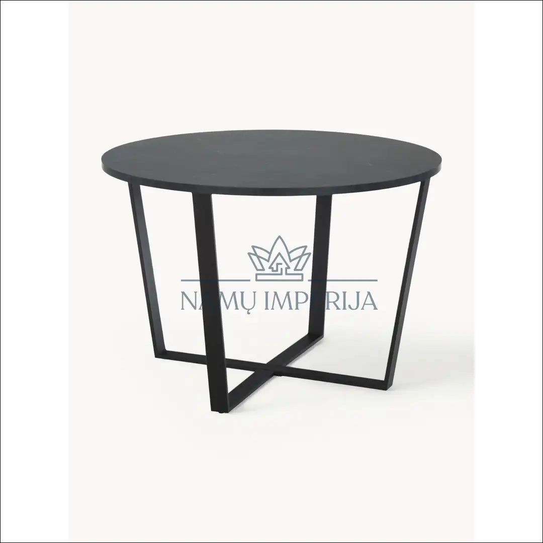 Apvalus valgomojo stalas VI1011 - €140 Save 50% 100-200, __label:Pristatymas 1-2 d.d., color-juoda, material-mdf,