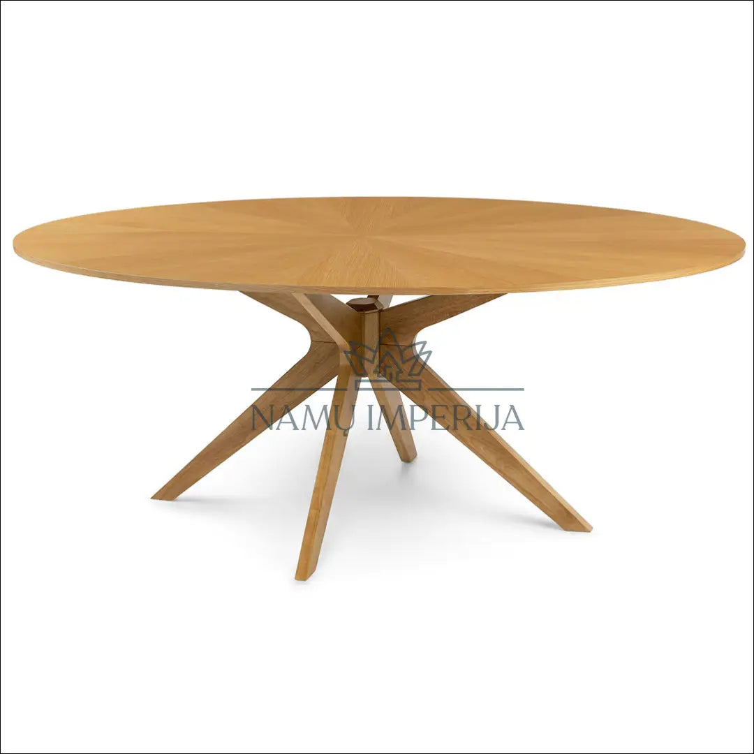 Apvalus valgomojo stalas VI946 - €360 Save 50% __label:Pristatymas 1-2 d.d., color-ruda, material-mediena,