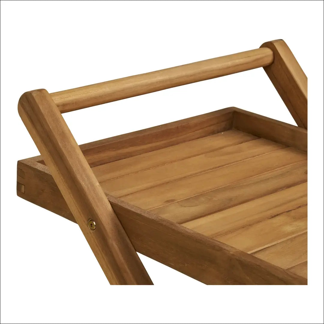 Arbatos vežimėlis tikmedžio natūralios spalvos 86x50x81 cm RD541 - €228 Save 15% __label:Pristatymas 5-14 d.d.,