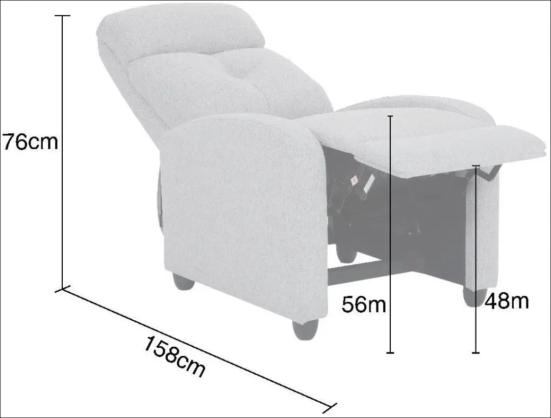 Atlošiamas fotelis MI992 - €180 Save 50% 100-200, __label:Pristatymas 1-2 d.d., color-smelio, foteliai,