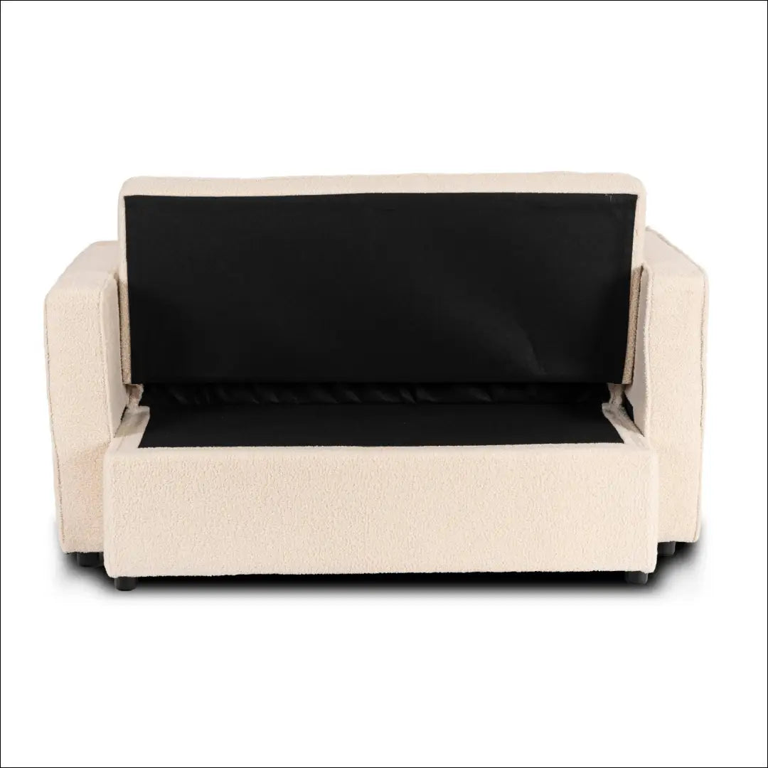 Atlošiamas fotelis miegui smėlio spalvos boucle TE2567 - €331.89 Save 15% __label:Pristatymas 5-14 d.d., Newelite