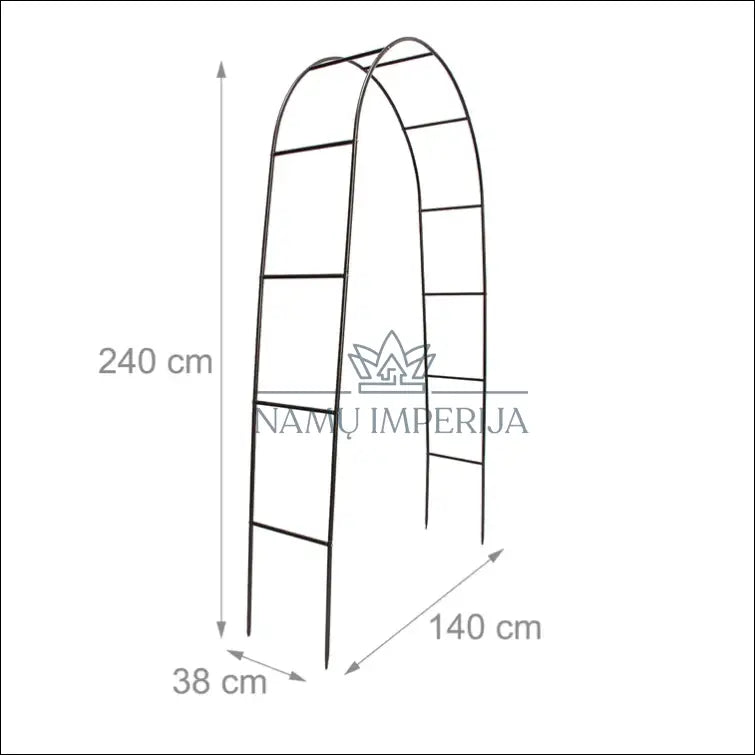 Augalų arka LI456 - €21 Save 70% __label:Pristatymas 1-2 d.d., color-ruda, kita, lauko baldai, material-metalas Iki