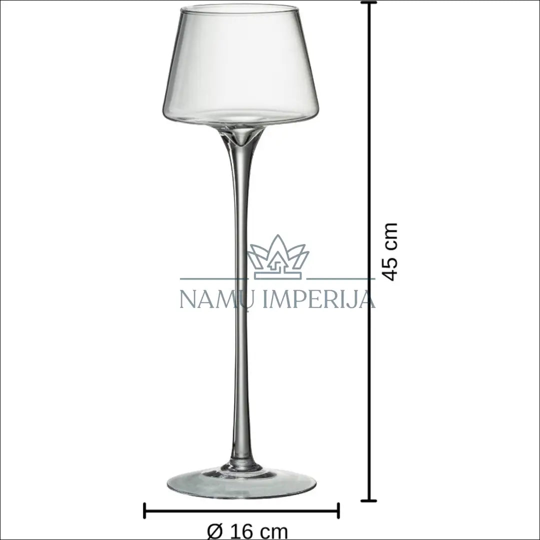 Aukšta stiklinė žvakidė DA0149 - €25 Save 50% __label:Pristatymas 1-2 d.d., interjeras to €50 | Namų imperija Fast