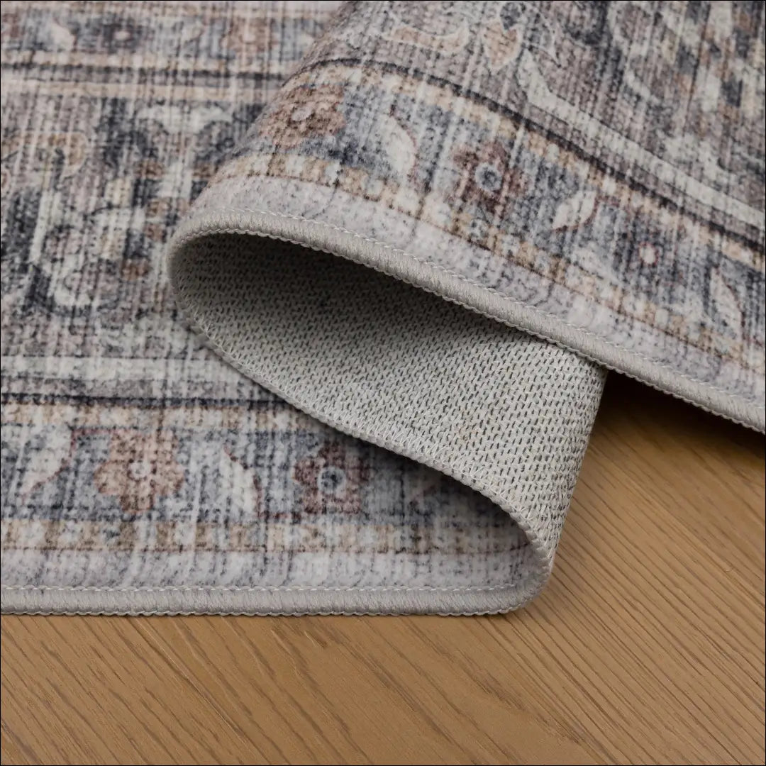 Kilimas NI2950 - ayy2026new, Kurzflorteppich waschbar, Läufer, Polypropylen, Rechteck AYYILDIZ INKA 1144 Beige 80 x
