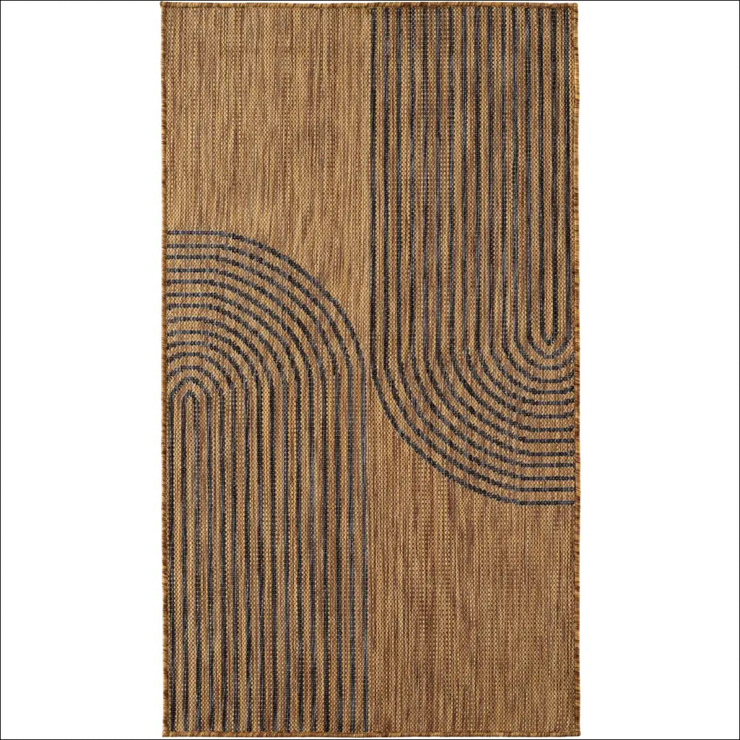 Kilimas NI2940 - €35 Save 15% ayy2026new, Geometrisch, In-/Outdoorteppich, Läufer, Polypropylen SCHWARZ / 100 %
