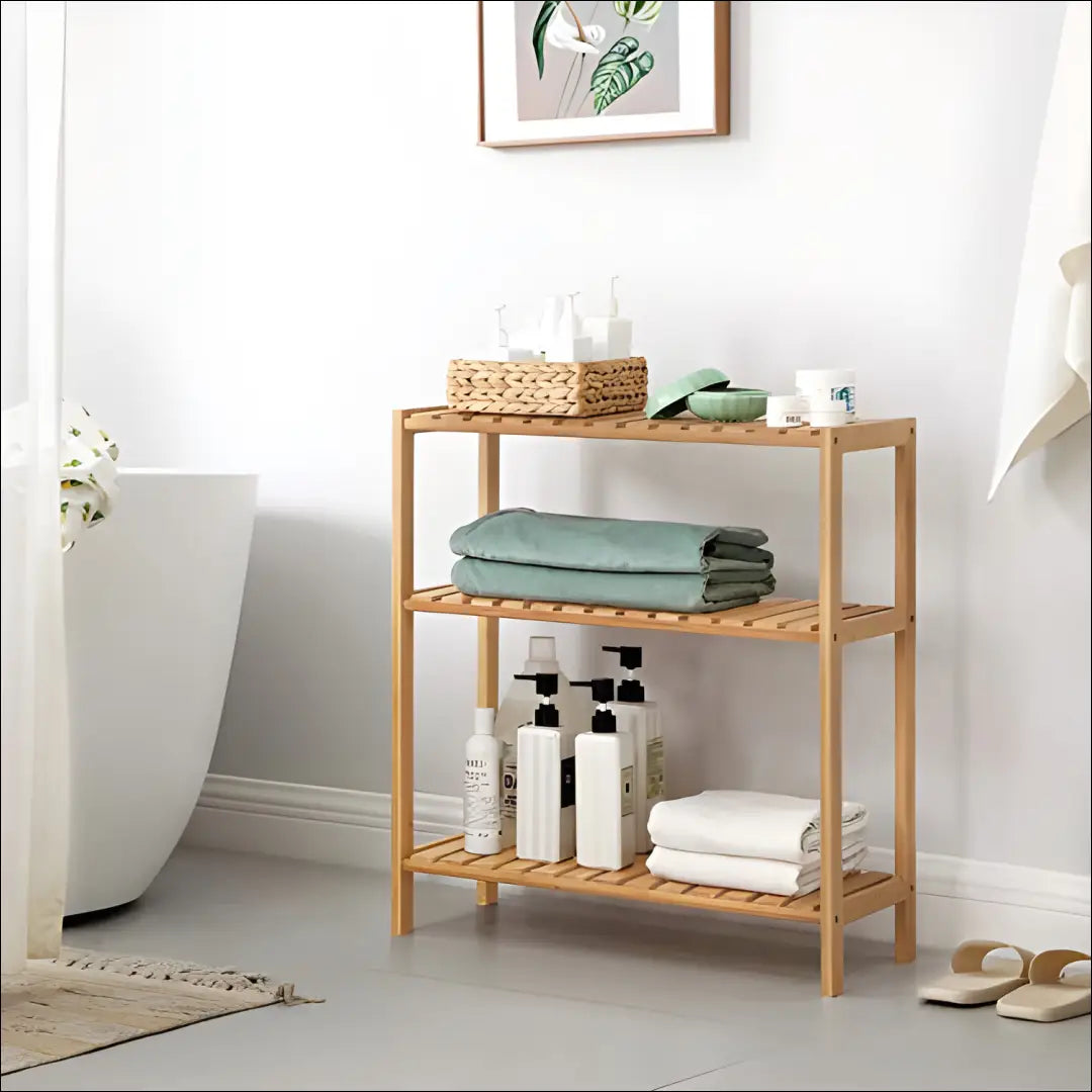 Bambukinė lentyna SM1951 - €62 Save 40% 50-100, __label:Pristatymas 5-14 d.d., notouch30, pastatoma-lentyna, song