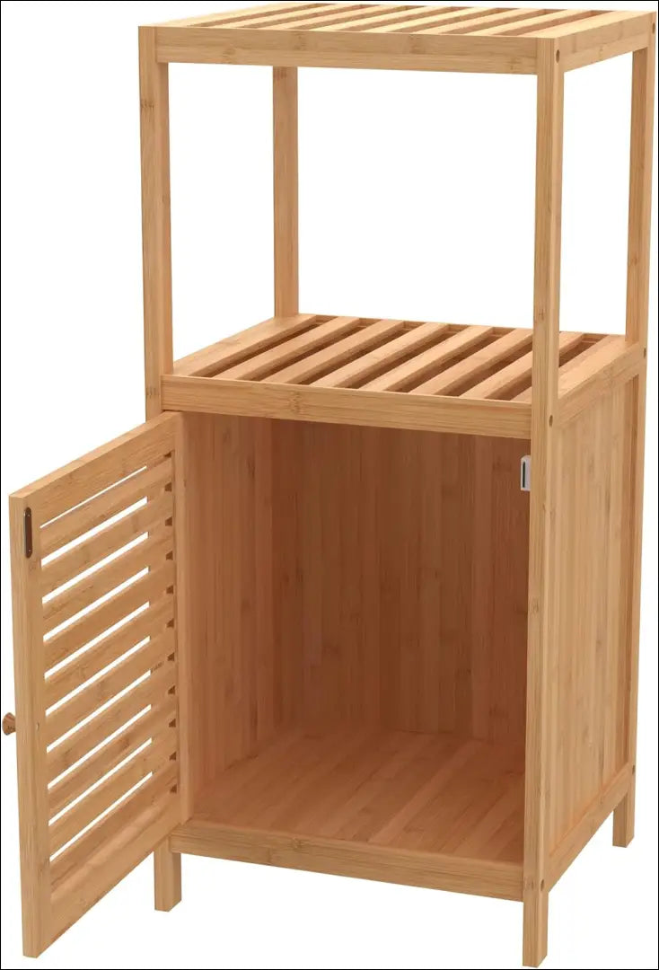 Bambukinė spintelė KI1459 - €42 Save 50% 25-50, __label:Pristatymas 1-2 d.d., color-ruda, material-bambukas,