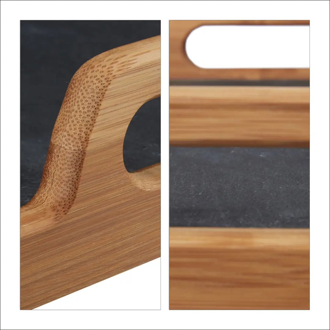 Bambukinis serviravimo padėklas DI10866 - €20 Save 50% __label:Pristatymas 1-2 d.d., color-juoda, color-ruda, indai,