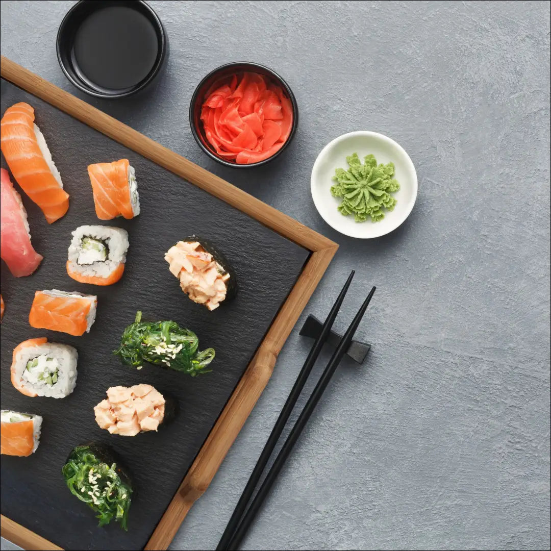 Bambukinis serviravimo padėklas DI10866 - €20 Save 50% __label:Pristatymas 1-2 d.d., color-juoda, color-ruda, indai,