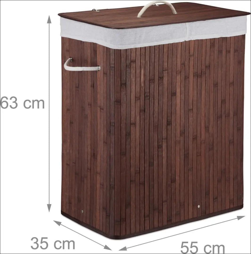 Bambukinis skalbinių rūšiavimo krepšys 9/5L DA0129 - €24 Save 50% __label:Pristatymas 1-2 d.d., skalbiniai, under-25,