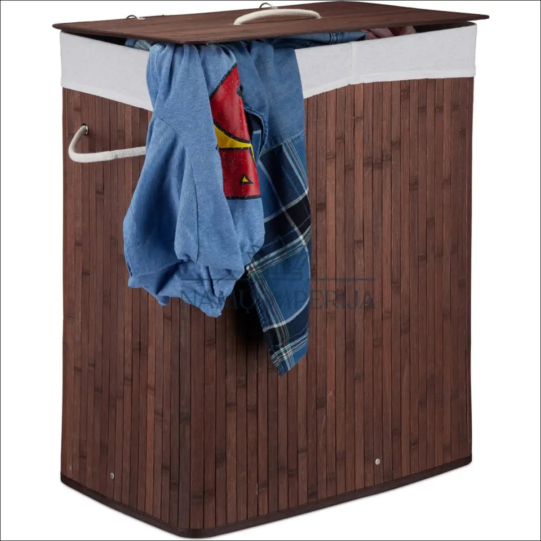 Bambukinis skalbinių rūšiavimo krepšys 95L DA0129 - €24 Save 50% __label:Pristatymas 1-2 d.d., skalbiniai, under-25,