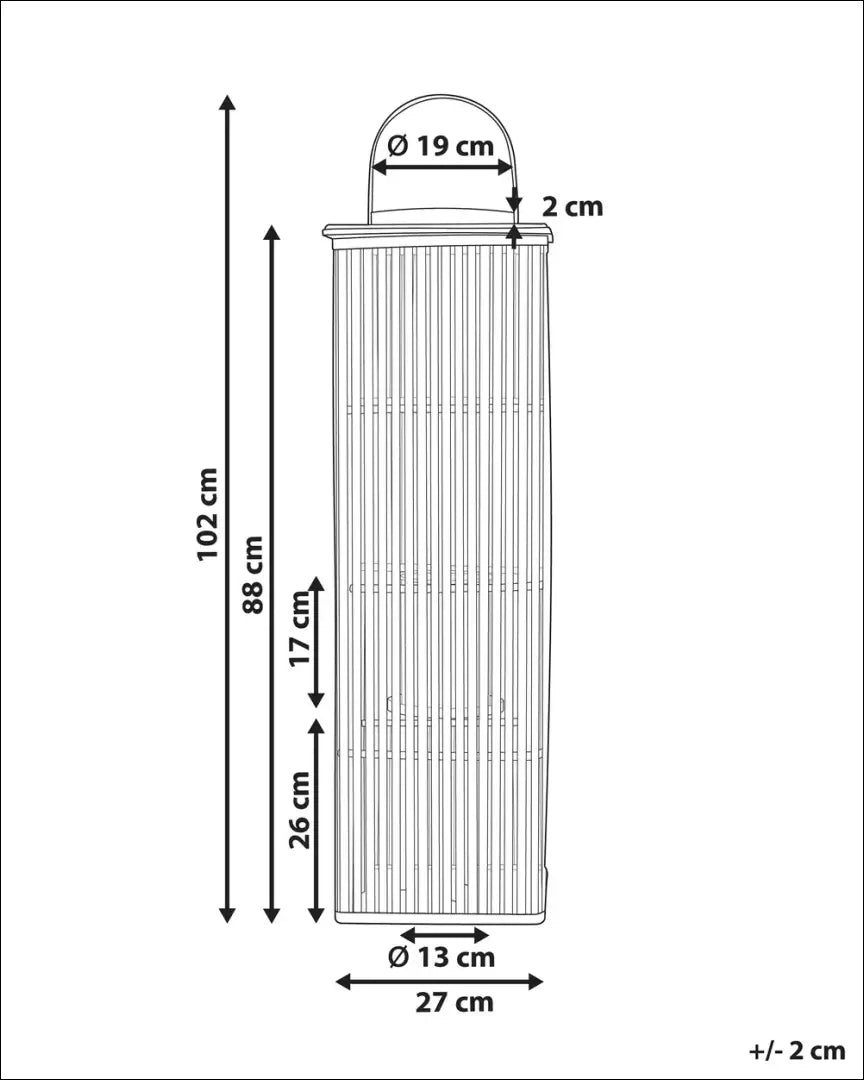 Bambukinis žibintas DI10451 - €30 Save 50% 25-50, __label:Pristatymas 1-2 d.d., color-ruda, interjeras,