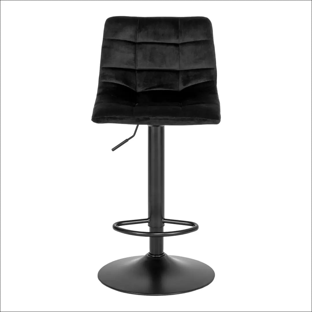Baro kėdė aksominė juoda juodos kojelės N1207 RD053 - €104 Save 15% 100-200, __label:Pristatymas 5-14 d.d., Bar &