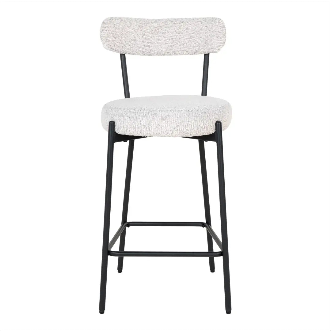 Baro kėdė buklė balta juodos kojos RD060 - €97 Save 15% 50-100, __label:Pristatymas 5-14 d.d., Balta, Bar & Counter