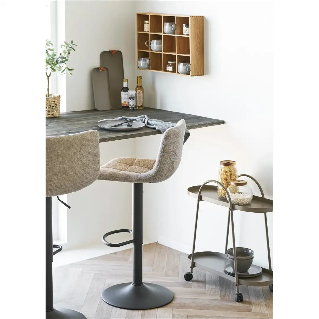 Baro kėdė pilka juodos kojos RD054 - €104 Save 15% 100-200, __label:Pristatymas 5-14 d.d., Bar & Counter chairs,