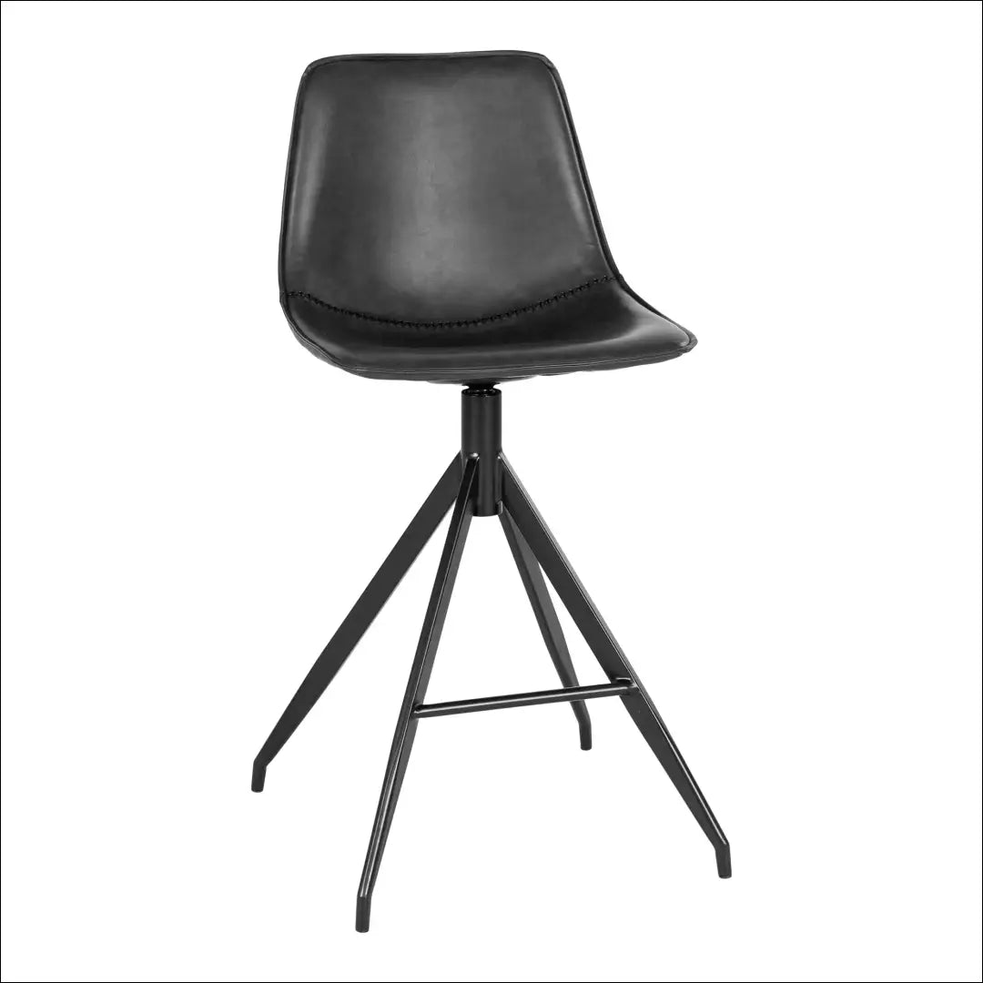 Baro kėdė PU oda juoda juodos kojelės RD055 - €136 Save 15% 100-200, __label:Pristatymas 5-14 d.d., Bar & Counter