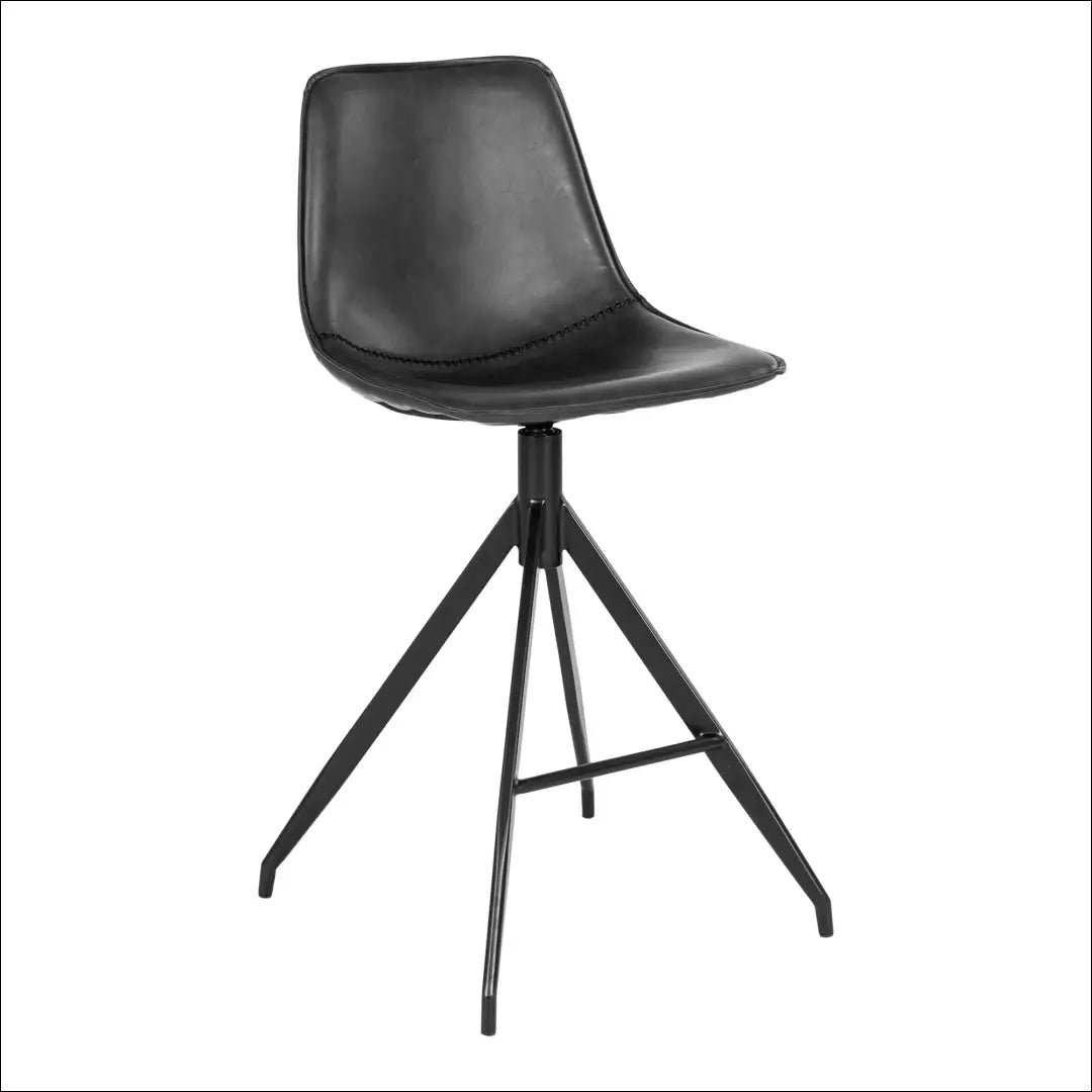 Baro kėdė PU oda juoda juodos kojelės RD055 - €136 Save 15% 100-200, __label:Pristatymas 5-14 d.d., Bar & Counter