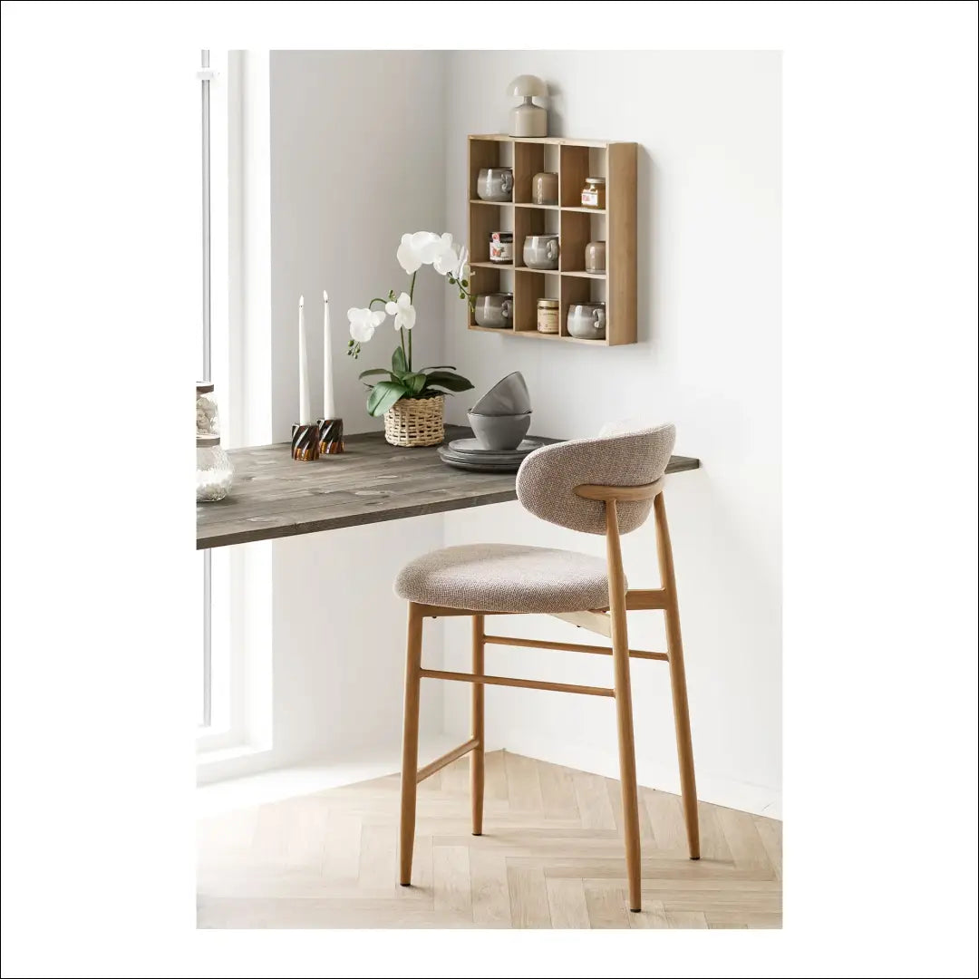 Baro kėdė smėlio spalvos medžio imitacijos kojos ąžuolo RD099 - €145 Save 15% 100-200, __label:Pristatymas 5-14 d.d.,