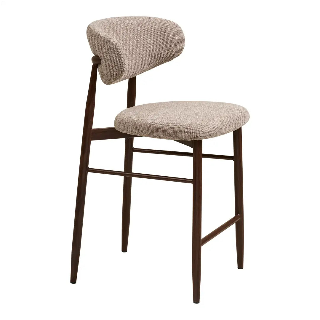 Baro kėdė smėlio spalvos medžio imitacijos kojos riešuto RD100 - €145 Save 15% 100-200, __label:Pristatymas 5-14 d.d.,