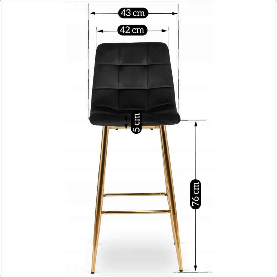 Baro kėdė su veliūro audiniu juodos spalvos TE366 - €68 Save 15% 50-100, __label:Pristatymas 5-14 d.d., elite, Hokery,