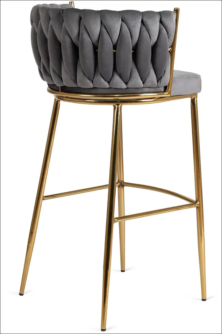 Baro kėdė su veliūro audiniu pilkos spalvos TE250 - €108 Save 15% 100-200, __label:Pristatymas 5-14 d.d., elite,