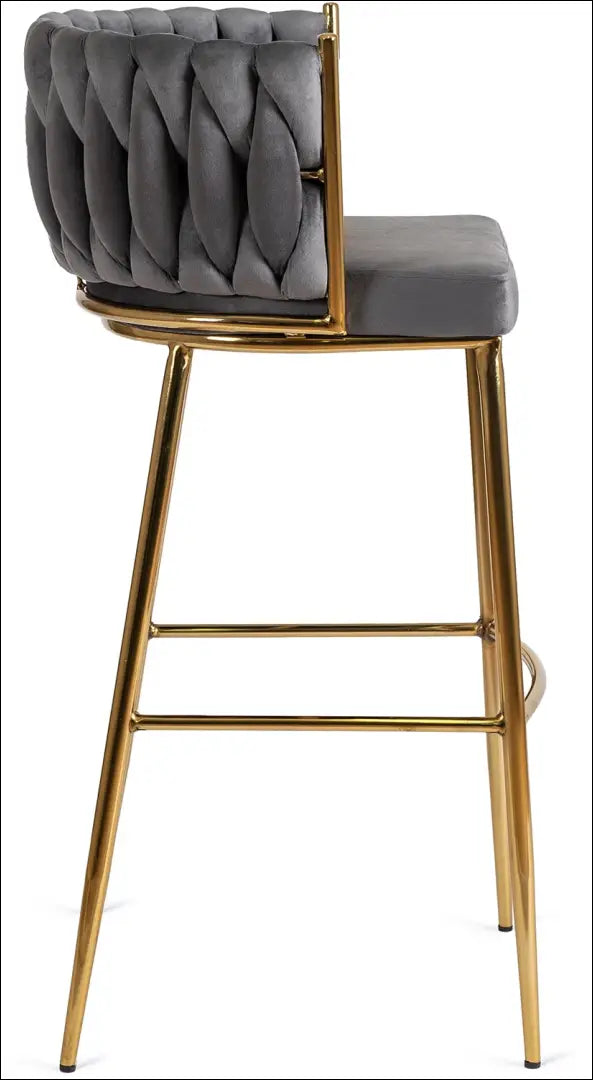 Baro kėdė su veliūro audiniu pilkos spalvos TE250 - €108 Save 15% 100-200, __label:Pristatymas 5-14 d.d., elite,