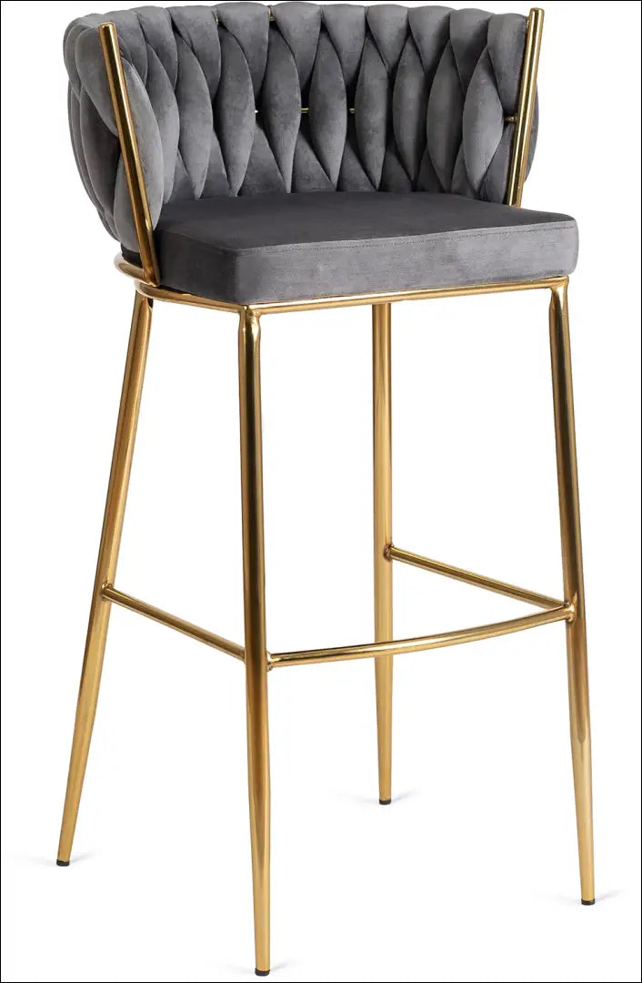 Baro kėdė su veliūro audiniu pilkos spalvos TE250 - €108 Save 15% 100-200, __label:Pristatymas 5-14 d.d., elite,