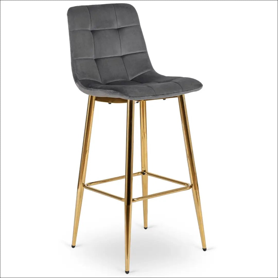 Baro kėdė su veliūro audiniu pilkos spalvos TE363 - €66 Save 15% 50-100, __label:Pristatymas 5-14 d.d., elite, Hokery,