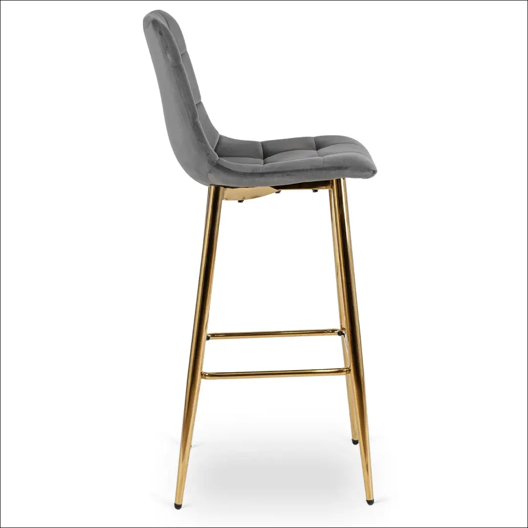 Baro kėdė su veliūro audiniu pilkos spalvos TE363 - €66 Save 15% 50-100, __label:Pristatymas 5-14 d.d., elite, Hokery,