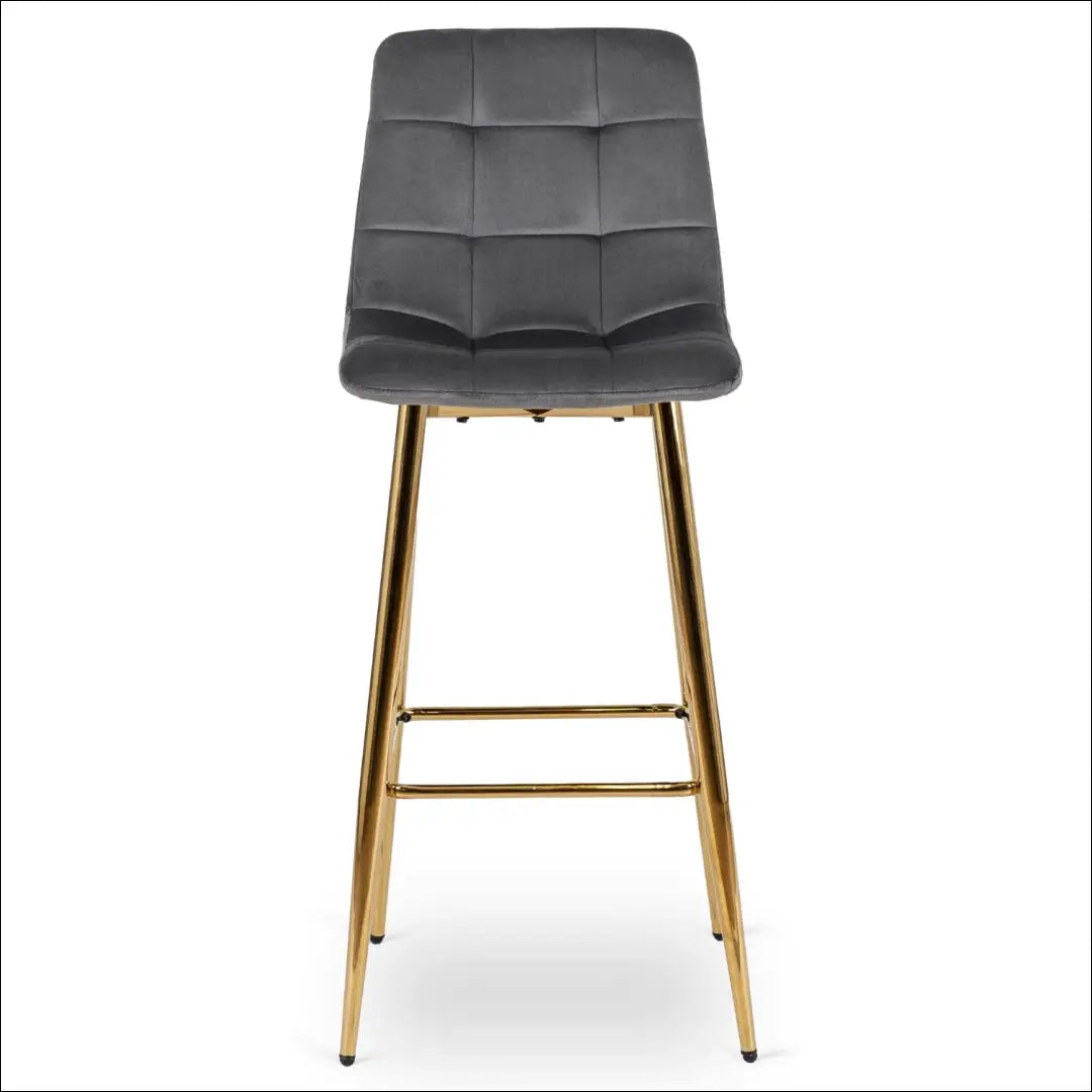 Baro kėdė su veliūro audiniu pilkos spalvos TE363 - €66 Save 15% 50-100, __label:Pristatymas 5-14 d.d., elite, Hokery,