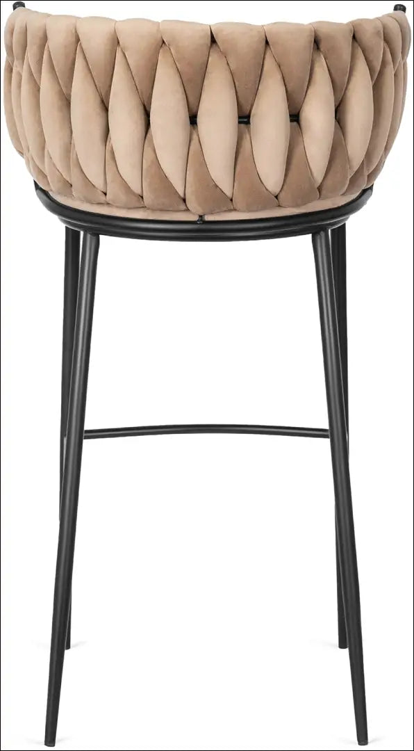 Baro kėdė su veliūro audiniu smėlio spalvos TE157 - €95 Save 15% 50-100, __label:Pristatymas 5-14 d.d., elite, Hokery,