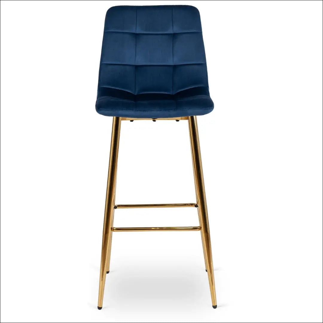Baro kėdė su veliūro audiniu tamsiai mėlynos spalvos TE367 - €67 Save 15% 50-100, __label:Pristatymas 5-14 d.d., elite,