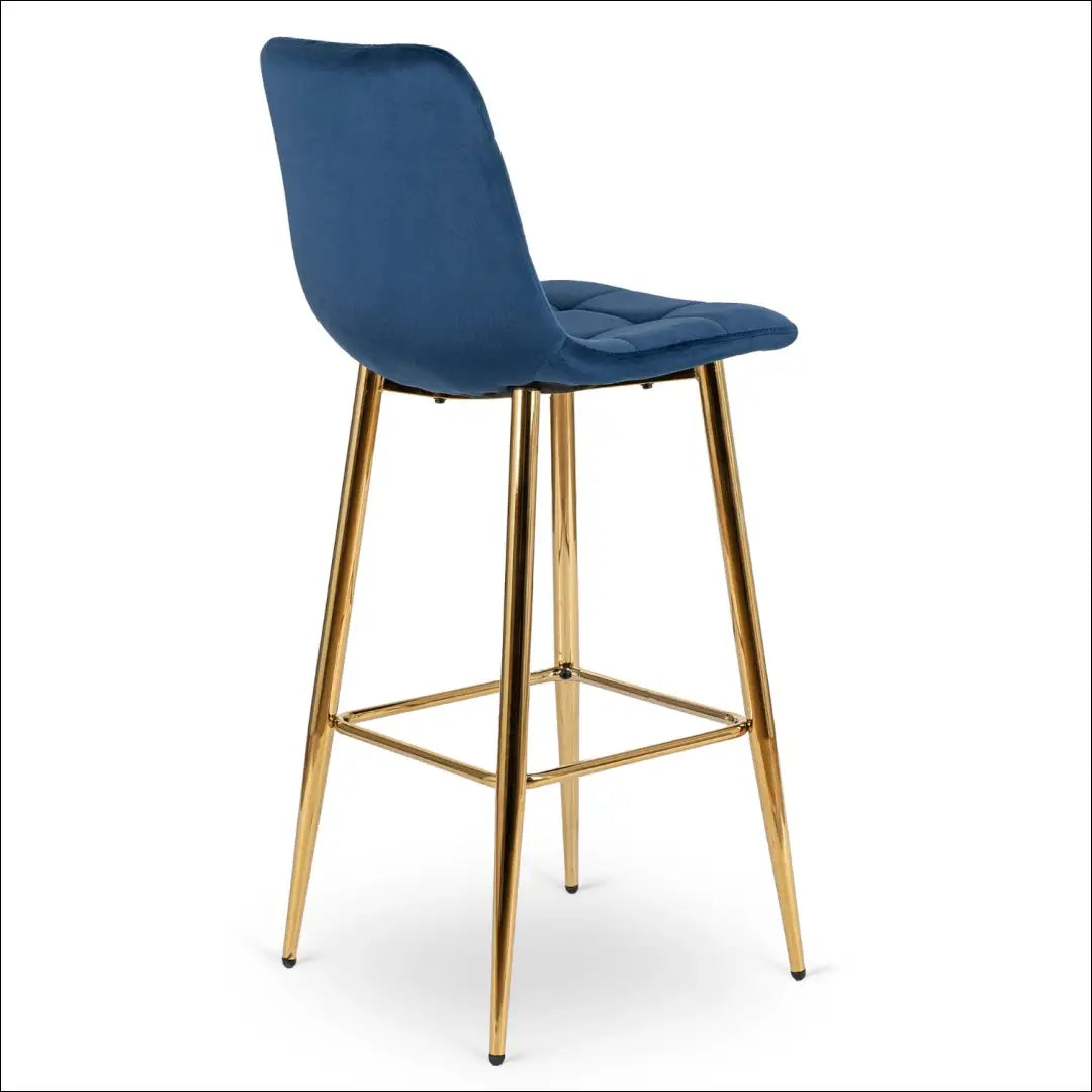 Baro kėdė su veliūro audiniu tamsiai mėlynos spalvos TE367 - €67 Save 15% 50-100, __label:Pristatymas 5-14 d.d., elite,